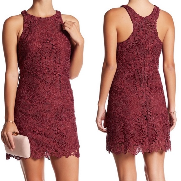 NWT WAYF Randy Floral Lace Embroidered Sleeveless Racerback Mini Dress S - Picture 2 of 10